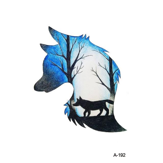 Temporary Animal Head Wolf Design Waterproof Body Sticker Fashion Tattoo For Womens Mens - STEVVEX Beauty - 103, 3D Tattoo, Animal Tattoo, Arm Tattoo, Beauty, Black Tattoos, Body Tattoo, Boys Tattoo, Colorful Tattoo, Leg Tattoo, Luxury Tattoo, Men Tattoo, Mens Tattoo, Modern Tattoo, Small Tattoo, Stylish Tattoo, Tattoo, Waterproof Tattoo, Wolf Tattoo, Women Tattoo, Womens Tattoo - Stevvex.com