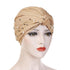 Soft Cotton Lightweight Elegant Turban Hijab Bonnet Arab Wrap Head Turbans Cap Headwrap Headwear Indian African Turbans Twist Headband For Women