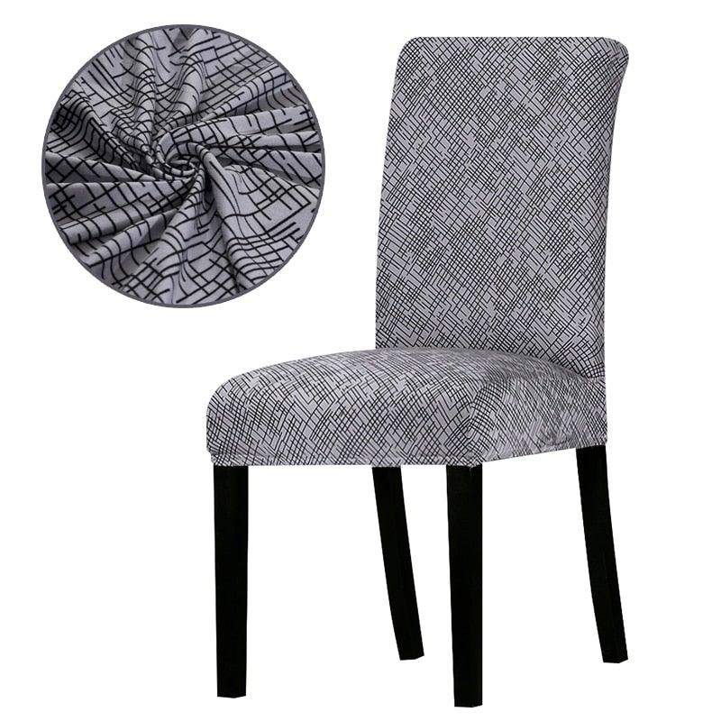 Printed Chair Cover Washable Removable Big Elastic Seat Arm Covers Slipcovers Stretch For Banquet Hotel Printed Dining Chair Slipcovers, Removable Washable Soft Spandex Stretch Chair Covers Banquet Chair