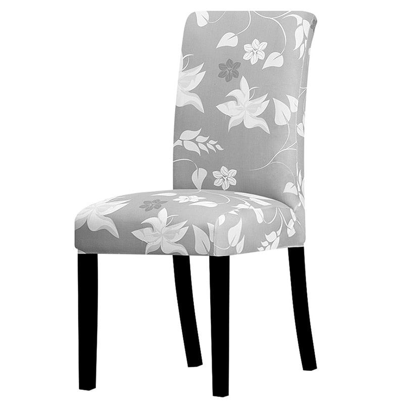 Printed Chair Cover Washable Removable Big Elastic Seat Arm Covers Slipcovers Stretch For Banquet Hotel Printed Dining Chair Slipcovers, Removable Washable Soft Spandex Stretch Chair Covers Banquet Chair