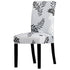 Printed Chair Cover Washable Removable Big Elastic Seat Arm Covers Slipcovers Stretch For Banquet Hotel Printed Dining Chair Slipcovers, Removable Washable Soft Spandex Stretch Chair Covers Banquet Chair