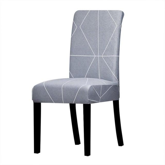 Printed Chair Cover Washable Removable Big Elastic Seat Arm Covers Slipcovers Stretch For Banquet Hotel Printed Dining Chair Slipcovers, Removable Washable Soft Spandex Stretch Chair Covers Banquet Chair