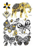 Luxury Metallic Temporary Tattoo Gold Silver Flower Sticker Long Lasting Gold Design For Womens - STEVVEX Beauty - 103, 3D Tattoo, Arm Tattoo, Beauty, Big Flowers Tattoo, Big Tattoo, Body Tattoo, Colorful Tattoo, Crystal Tattoo, Fashion Tattoo, Girls Tattoo, Glitter Tattoo, Gold Tattoo, Leg Tattoo, Luxury Tattoo, Stylish Tattoo, Tattoo, Waterproof Tattoo, Wedding Tattoo, Women Tattoo, Womens Tattoo - Stevvex.com