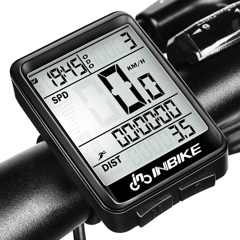 Lightweight Rainproof Bike Computer Bicycle Wireless Speedometer Odometer Cycling Watch LED Screen Measurable Backlight For Visibility At Night Auto On/Off Portable Multi-Function Design