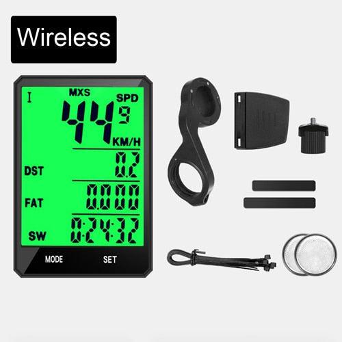 Waterproof Bicycle Computer Wireless And Wired Bike Cycling Odometer Stopwatch Speedometer Bicycle Speedometer With LCD Display 20 Functions And Automatic Wake-up - STEVVEX Sport - 226, Backlight Speedometer, Bicycle Computer Speedometer, bike, bike accessories, bike speedometer, Mountain Bike Speedometer, Multi-Function Speedometer, Odometer, Smart Bike Speedometer, Speedometer, Waterproof Bike Speedometer, Wireless Bicycle Speedometer, Wireless Speedometer - Stevvex.com