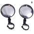 2Pcs Bicycle Mirror Universal Handlebar Rearview Mirror 360 Degree Rotate For Bike Bicycle Cycling Accessories Wide Angle Convex Mirror Adjustable Rotatable Handlebar For Mountain Bike Off Road Bike and Fixed Gear Bike Handlebars