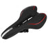 Breathable Silicone Cushion Seat PU Leather Surface Silica Filled Gel Comfortable Shockproof Bicycle Saddle Padded Professional Waterproof Road Bike Saddle For Men