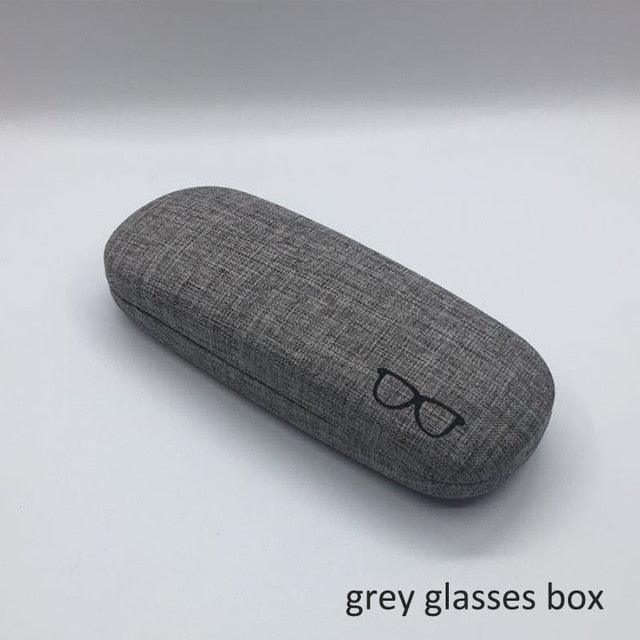 1Pcs Glasses Protective Hard Fresh Style Eye Glasses Case Glasses Pocket Reading Eyewear Portable Sunglasses Hard Shell Eyeglasses Case Protector Linen Fabrics Large Glasses Case Concise