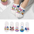 5 pairs Summer Socks Female Cartoon Animal Bear Mouse Socks Cute Funny Invisible Cotton Ankle Socks For Women