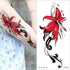 Waterproof Red Flowers Tattoo Multi-Colored Temporary Sticker Flower Lotus Tattoo Elegant Big Design For Womens - STEVVEX Beauty - 103, 3D Tattoo, Arm Tattoo, Beauty, Big Flowers Tattoo, Big Tattoo, Body Tattoo, Colorful Tattoo, Fashion Tattoo, Flower Tattoo, Girls Tattoo, Large Tattoo, Leg Tattoo, Luxury Tattoo, Red Flower Tattoo, Stylish Tattoo, Tattoo, Waterproof Tattoo, Women Tattoo, Womens Tattoo - Stevvex.com