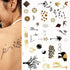 Body Tattoo Art Painting Stickers Glitter Gold Silver Temporary Waterproof Nontoxic Long Lasting Tattoos - STEVVEX Beauty - 103, Beauty, Body Tattoo, Fashion Tattoo, Gold Tattoo, Luxury Tattoo, Mens Tattoo, Silver Tattoo, Stylish Tattoo, Tattoo, Waterproof Tattoo, Womens Tattoo - Stevvex.com