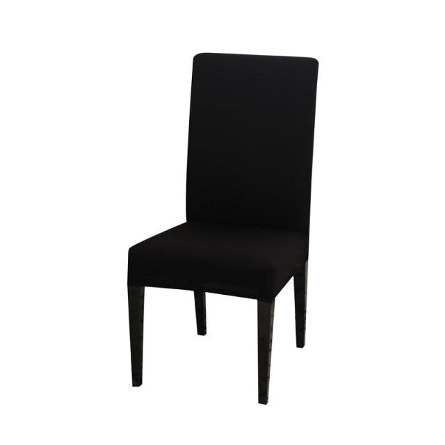 Spandex Dining Chair Cover With Back Elastic Universal Kitchen Living Room Stretch Slipcover Chair Covers Protector Seat Case  Chair Cover Seat Protector Super Fit Slipcover Stretch Removable Washable Soft Spandex Fabric for Home