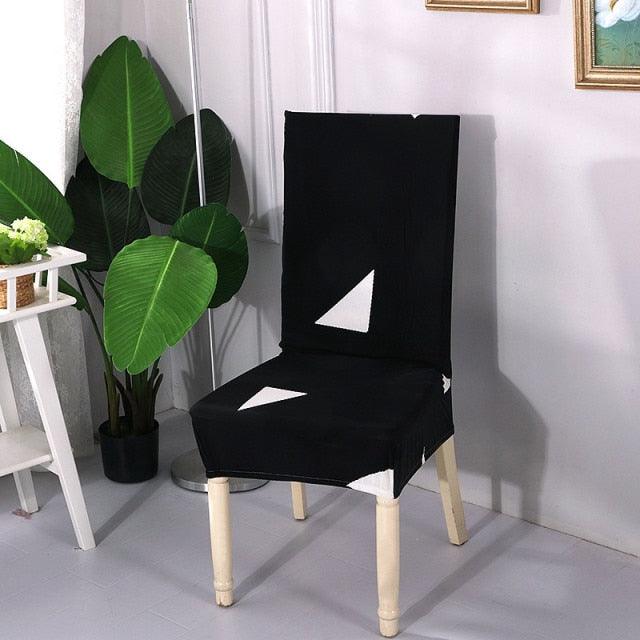 Spandex Dining Chair Cover With Back Elastic Universal Kitchen Living Room Stretch Slipcover Chair Covers Protector Seat Case  Chair Cover Seat Protector Super Fit Slipcover Stretch Removable Washable Soft Spandex Fabric for Home