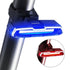 Bike Tail Light Ultra Bright Bike Light USB Rechargeable LED Bicycle Rear Light 5 Light Mode Headlights With Red + Blue Ultra Bright Bike Light USB Rechargeable LED Bicycle Rear Light Waterproof Helmet Light