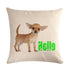 Pet Dog Elegant Design Linen Cotton Throw Pillow Covers Dog Pattern Cotton Throw Pillow Covers Car Sofa Cushion Cover Pillowcases Couch Cushion Cover Home Sofa Bed Decorative Pillows - STEVVEX Decor - 54, Decoration Linen Pillow Case, Decorative Cushion Cases, Decorative Pillow Case, Decorative Pillow Cover, Decorative Pillowcase for sofa, Decorative Throw Pillow, dog cushion cover, Dog Decor, Dog Pillow Cases, Pet Pillow Case, Pillow Case, Pillow Cover, Throw Pillow Covers - Stevvex.com