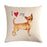 Pet Dog Elegant Design Linen Cotton Throw Pillow Covers Dog Pattern Cotton Throw Pillow Covers Car Sofa Cushion Cover Pillowcases Couch Cushion Cover Home Sofa Bed Decorative Pillows - STEVVEX Decor - 54, Decoration Linen Pillow Case, Decorative Cushion Cases, Decorative Pillow Case, Decorative Pillow Cover, Decorative Pillowcase for sofa, Decorative Throw Pillow, dog cushion cover, Dog Decor, Dog Pillow Cases, Pet Pillow Case, Pillow Case, Pillow Cover, Throw Pillow Covers - Stevvex.com