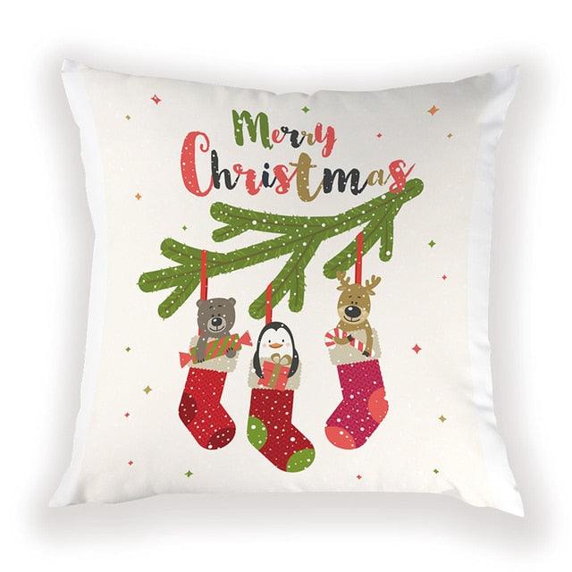 New Year Christmas Decorations Pillows Cover Christmas Décor for Home Christmas Tree Snowflake Snowman Reindeer Home Decor Throw Pillow Case Cushion Cover Santa Merry Christmas Gift Xmas 45x45cm - STEVVEX Decor - 54, American Luxury cushions, Animal Pillowcase, Animals Cushion Covers, christmas decor, Christmas Decoration Covers, Christmas Gifts, Cushion, Cushion Cover, Decorative Pillow Case, home decor, Home Design, Pillow, Pillow Case, Pillow covers, Santa Claus Cushion Covers - Stevvex.com