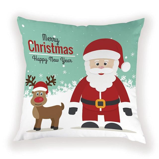 New Year Christmas Decorations Pillows Cover Christmas Décor for Home Christmas Tree Snowflake Snowman Reindeer Home Decor Throw Pillow Case Cushion Cover Santa Merry Christmas Gift Xmas 45x45cm - STEVVEX Decor - 54, American Luxury cushions, Animal Pillowcase, Animals Cushion Covers, christmas decor, Christmas Decoration Covers, Christmas Gifts, Cushion, Cushion Cover, Decorative Pillow Case, home decor, Home Design, Pillow, Pillow Case, Pillow covers, Santa Claus Cushion Covers - Stevvex.com