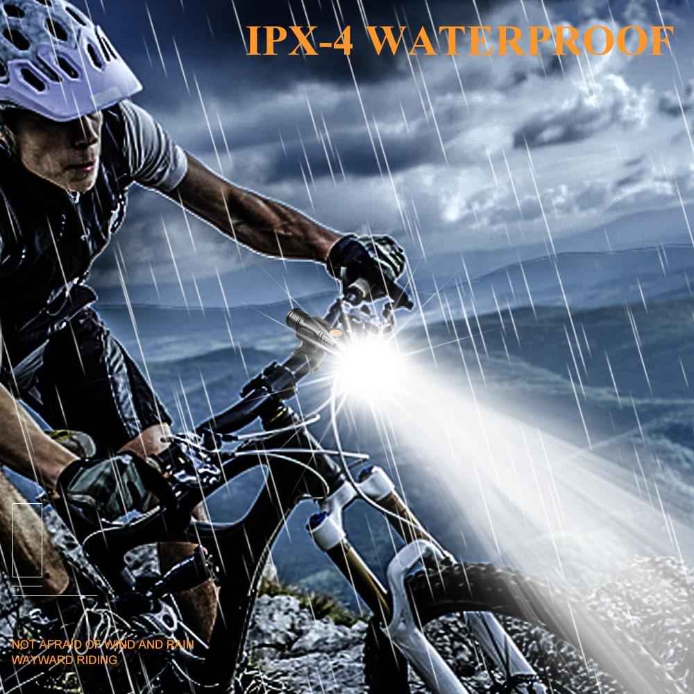 3 IN 1 Bike Bicycle Light Set USB LED Waterproof Super Bright Zoom Headlight Super Bright 3 Light Modes Bicycle Light Set Flashlight Easy Installs In Seconds Fits All Bicycles Powerful Bright Light 8000 Lumen