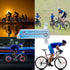 32 Pattern Bike Light Bicycle Wheel Light Double Display Flash 32 RGB LED Light Bicycle Spoke Lamp Night Riding Spoke Light For Men Present Super Bright Auto Off LED Cycling Bicycle Light