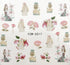 Flower Animal Designs Water Transfer Sticker Nail Art Decals Fashion Wraps Tips Manicure Tools Nail Watermark Decals iridescent Decoration Nail Self-Adhesive Decals Nail Stickers Water Transfer Fresh Nail Decals for Nail Art