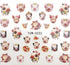 Flower Animal Designs Water Transfer Sticker Nail Art Decals Fashion Wraps Tips Manicure Tools Nail Watermark Decals iridescent Decoration Nail Self-Adhesive Decals Nail Stickers Water Transfer Fresh Nail Decals for Nail Art