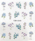 Flower Animal Designs Water Transfer Sticker Nail Art Decals Fashion Wraps Tips Manicure Tools Nail Watermark Decals iridescent Decoration Nail Self-Adhesive Decals Nail Stickers Water Transfer Fresh Nail Decals for Nail Art