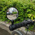 Universal Bike Mirror Rotate Wide Angle Bicycle Rearview Mirror Handlebar Back Sight Reflector Road Bike Safe Rearview Mirror Bicycle Wide Angle Rear View Safe Mirrors Adjustable Rotatable Design