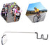 Bike Aluminum Bicycle Cycling Horse Riding Glass Mirror 360 Adjustment Rear View Mount Mirror Helmet Eyeglass Rear View Bicycle Eyeglass Mirror Biking Cycling Helmet Mount Rear View Mirror Adjustable Angle Aluminum Alloy Riding Mirror Accessories