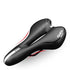 Breathable Silicone Cushion Seat PU Leather Surface Silica Filled Gel Comfortable Shockproof Bicycle Saddle Padded Professional Waterproof Road Bike Saddle For Men