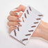 Full Cover Nail Stickers Nail Polish Nail Decoration Nails Sticker Designer Self Adhesive Nail Sticker Creative Nail Art Sticker Sticker Nail Decorations Accessories Metal Curve Stripe Lines Design Letter Nail Sticker Adhesive Decoration Template