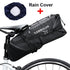 Black Bike Bag Bicycle Bag Cycle Cycling Bike Seat Bag Bags Accessories Waterproof Bike Packing Bags Large Bike Bags Fully Waterproof Bike Bag Under Seat Roll Up Cycling Rear Tail Pack