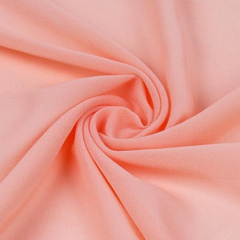 Luxury Fashion Long Soft Solid Chiffon Scarf Head Wrap Echarpe Shawl Lightweight Headscarf Instant Ready To Wear Elegant Hijab Scarf Wrap Muslim Shawl Islamic Hijabs Arab Wrap Head Scarves For Women