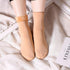 3Pairs Female Winter Warm Thicken Thermal Soft Casual Solid Color Socks Wool Cashmere Home Snow Boots Velvet Home Floor Sock For Women