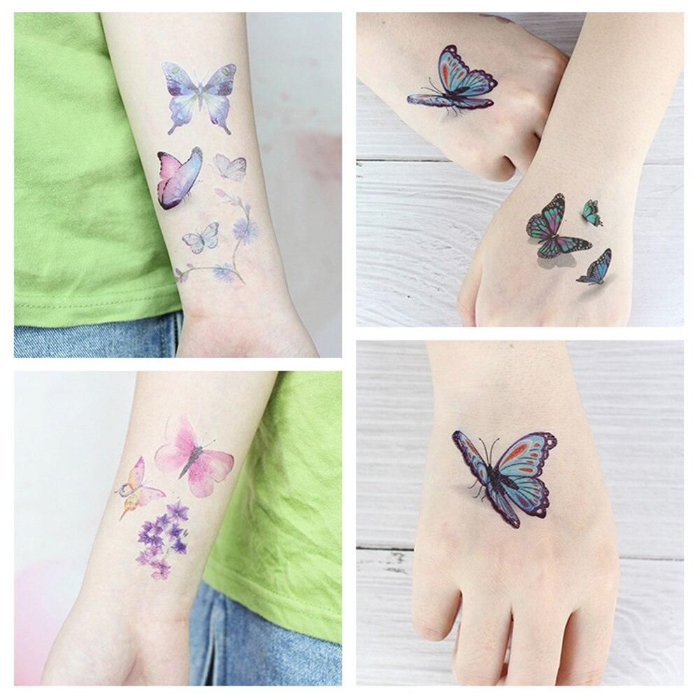 Waterproof Colorful Butterfly Temporary 3D Stickers Body Tattoos Various Styles For Womens - STEVVEX Beauty - 103, 3D Tattoo, Beauty, Body Tattoo, Butterfly Tattoo, Colorful Tattoo, Girls Tattoo, Luxury Tattoo, Shoulder Tattoo, Stylish Tattoo, Tattoo, Waterproof Tattoo, Womens Tattoo - Stevvex.com