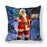 Christmas Pillowcase Holiday Decoration Christmas Santa Pillow Covers Santa Claus Pillow Covers Christmas Sofa Throw Pillow Home Cushion Cover Christmas Snowman Print Pillowcase Letter 45x45CM