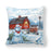 Christmas Pillowcase Holiday Decoration Christmas Santa Pillow Covers Santa Claus Pillow Covers Christmas Sofa Throw Pillow Home Cushion Cover Christmas Snowman Print Pillowcase Letter 45x45CM