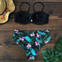 Bikini Female Swimsuit Women Swimwear Push Up Bikinis Set High Waist Swimming Suits Two Piece Set Women Swimsuit Solid Printed Bikini Push-Up Pad Swimwear Set Beachwear Ruffled Bathing Suit