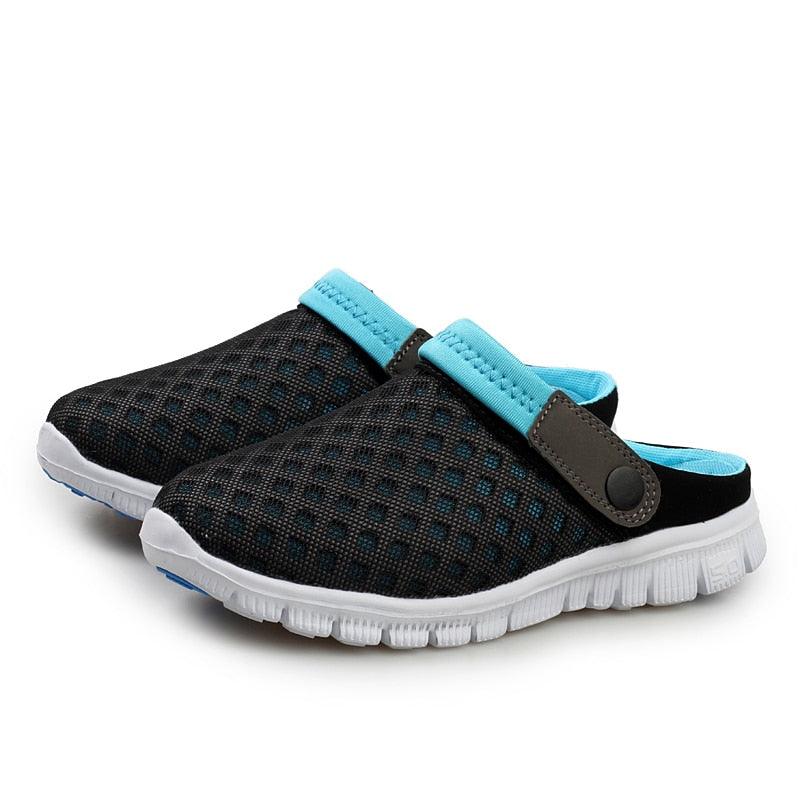 Summer Shoes Men Sandals Colorful Couples Beach Slippers Clogs Mens Breathable Summer Beach Slippers Lightweight Mesh Sandals Outdoor Walking Shoes