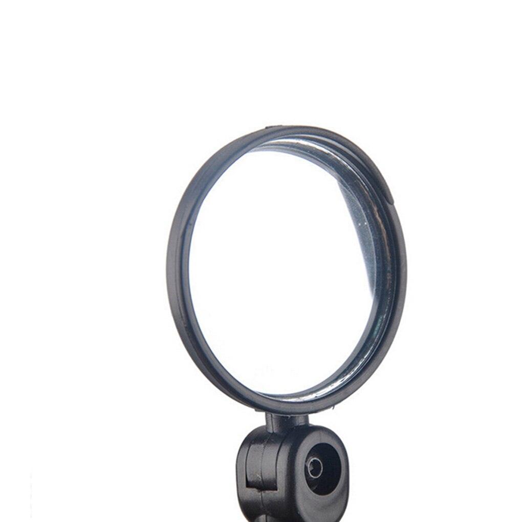 Bicycle Handlebar Rearview Mirror Portable Universal Adjustable Bike Rearview Mirror Wide-Angle Convex Mirror Rear View Safe Mirrors Adjustable Rotatable Handlebars Mounted Plastic Convex Mirror For Mountain