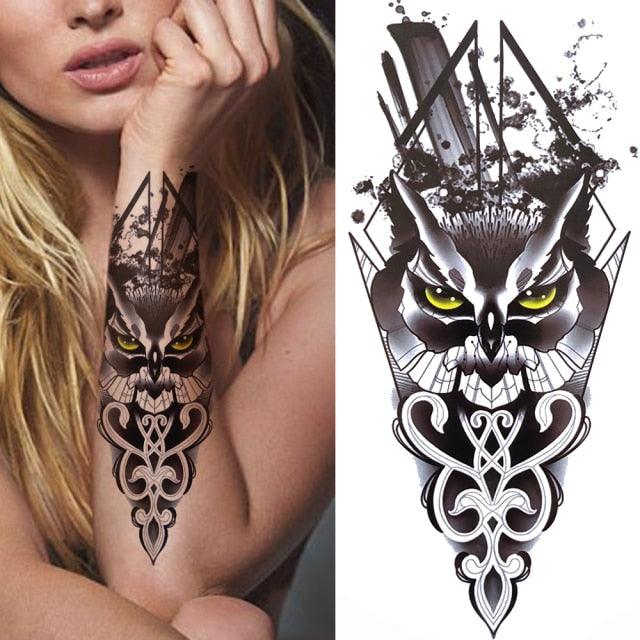 Large Wolf Tiger Black Tattoo Sticker Evil Death Temporary Tattoo Waterproof Big Tattoo Stickers For Mens Womens - STEVVEX Beauty - 103, 3D Tattoo, Animal Tattoo, Arm Tattoo, Back Tattoo, Beauty, Big Tattoo, Black Tattoos, Body Tattoo, Boys Tattoo, Carnival Tattoo, Fashion Tattoo, Flower Tattoo, Girls Tattoo, Leg Tattoo, Lion Tattoo, Luxury Tattoo, Men Tattoo, Mens Tattoo, Modern Tattoo, Stylish Tattoo, Tattoo, Waterproof Tattoo, Women Tattoo, Womens Tattoo - Stevvex.com