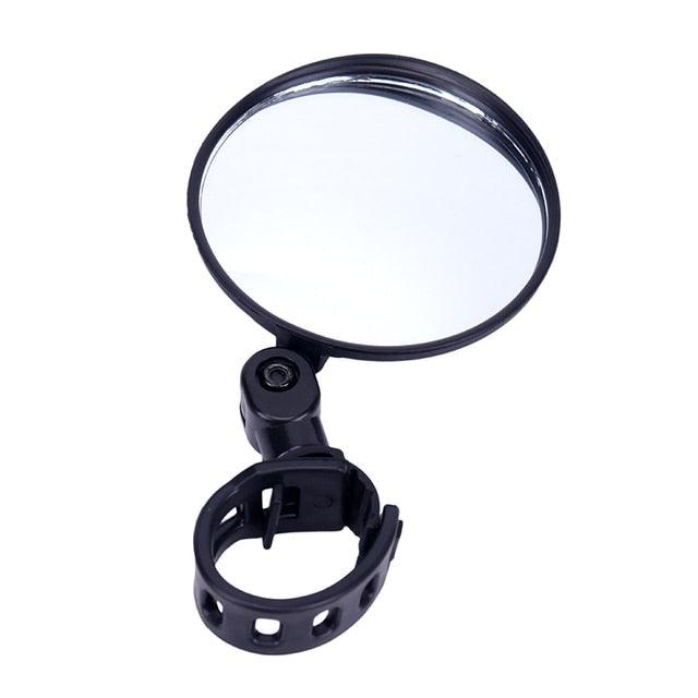 1PC Bicycle Rearview Wide Angle Handlebar Mirrors Flexible Rotate Cycling Rear View Bike Mirror Adjustable 360 Degree Rotatable Rearview Bicycle Mirrors Shockproof Wide Angle Safety Mirror For Most Mountain Road Bike