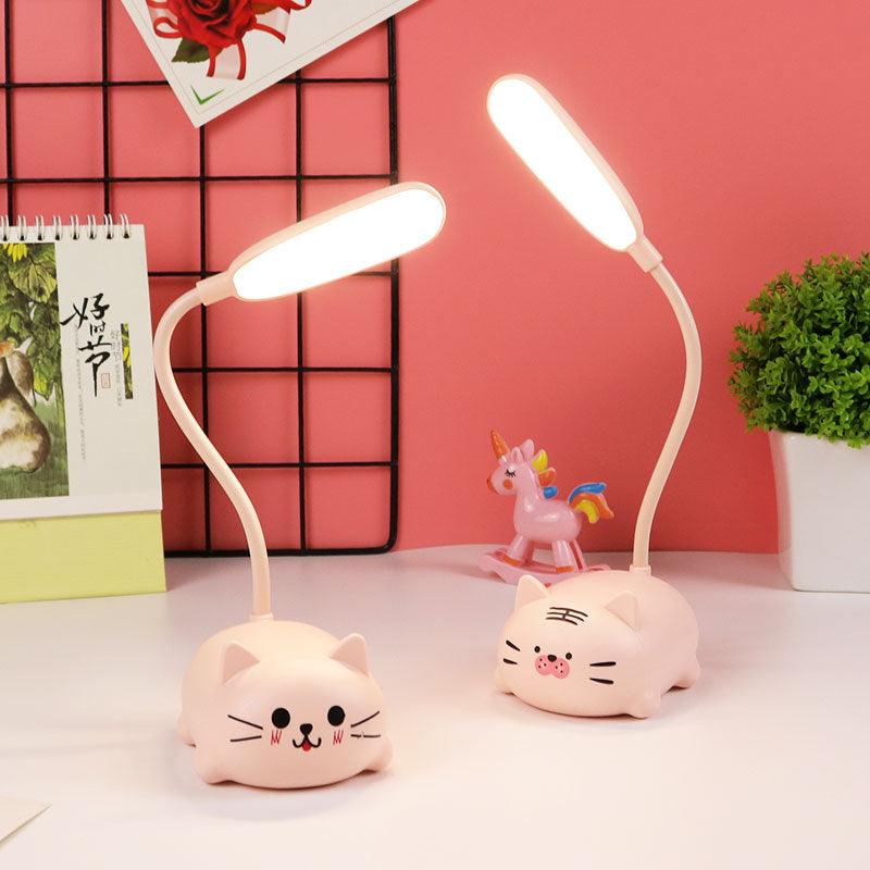 Children Desk Lamp LED Bedside Table Lamp Flexo Balance Light Gooseneck Drawing Iluminaria For Study Badroom Decor Cute Bear Cute Study Lamps for Bedroom Décor