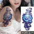 Womens Waterproof Temporary Tattoo Sticker Blue Flower Luxury Big Tatoo For Body Arm - STEVVEX Beauty - 103, 3D Tattoo, Arm Tattoo, Beauty, Big Flowers Tattoo, Big Tattoo, Black Tattoos, Blue Butterfly Tattoo, Body Tattoo, Colorful Tattoo, Fashion Tattoo, Flower Tattoo, Girls Tattoo, Leg Tattoo, Luxury Tattoo, Stylish Tattoo, Tattoo, Waterproof Tattoo, Women Tattoo, Womens Tattoo - Stevvex.com