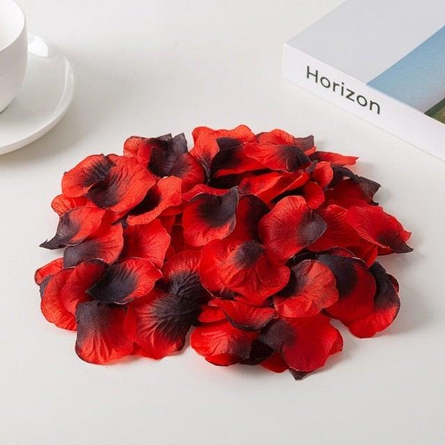 1000PCs Fake Separated Deodorized Rose Petals Party Decorations Artificial Flowers Romantic Wedding Marriage Accessories For Valentine Gifts