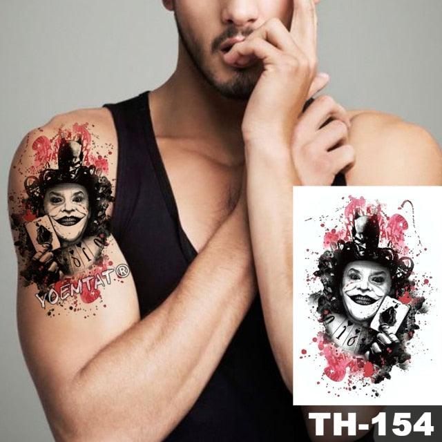 Gladiator Temporary Tattoo Sticker Flower Waterproof Big Modern Womens Mens Body Tattoo Luxury Design - STEVVEX Beauty - 103, 3D Tattoo, Animal Tattoo, Arm Tattoo, Beauty, Big Flowers Tattoo, Big Tattoo, Black Tattoos, Body Tattoo, Butterfly Tattoo, Fashion Tattoo, Flower Tattoo, Gladiator Tattoo, Large Tattoo, Leg Tattoo, Lion Tattoo, Luxury Tattoo, Men Tattoo, Mens Tattoo, Realistic Tattoo, Stylish Tattoo, Tattoo, Waterproof Tattoo, Wolf Tattoo, Women Tattoo, Womens Tattoo - Stevvex.com