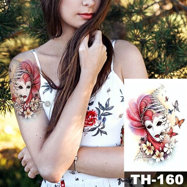 Gladiator Temporary Tattoo Sticker Flower Waterproof Big Modern Womens Mens Body Tattoo Luxury Design - STEVVEX Beauty - 103, 3D Tattoo, Animal Tattoo, Arm Tattoo, Beauty, Big Flowers Tattoo, Big Tattoo, Black Tattoos, Body Tattoo, Butterfly Tattoo, Fashion Tattoo, Flower Tattoo, Gladiator Tattoo, Large Tattoo, Leg Tattoo, Lion Tattoo, Luxury Tattoo, Men Tattoo, Mens Tattoo, Realistic Tattoo, Stylish Tattoo, Tattoo, Waterproof Tattoo, Wolf Tattoo, Women Tattoo, Womens Tattoo - Stevvex.com