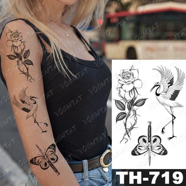 Gladiator Temporary Tattoo Sticker Flower Waterproof Big Modern Womens Mens Body Tattoo Luxury Design - STEVVEX Beauty - 103, 3D Tattoo, Animal Tattoo, Arm Tattoo, Beauty, Big Flowers Tattoo, Big Tattoo, Black Tattoos, Body Tattoo, Butterfly Tattoo, Fashion Tattoo, Flower Tattoo, Gladiator Tattoo, Large Tattoo, Leg Tattoo, Lion Tattoo, Luxury Tattoo, Men Tattoo, Mens Tattoo, Realistic Tattoo, Stylish Tattoo, Tattoo, Waterproof Tattoo, Wolf Tattoo, Women Tattoo, Womens Tattoo - Stevvex.com