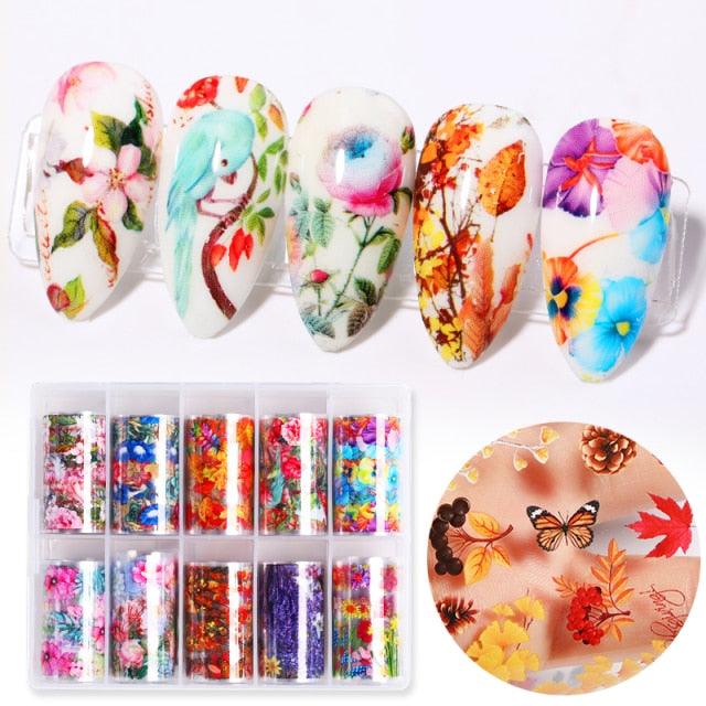 Snake Leopard Nail Foils Marble Nail Art Transfer Sticker Slider Nail Art Decal Manicuring Design Tip Decoration Decal Self-Adhesive 3D Wave Design Decoration for Women Girls Adhesive Striping Tape Nail Art Stickers Metallic Curve Strip Line Nail Decal