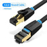 Cat8 Ethernet Cable SSTP 40Gbps 2000MHz RJ45 Network Lan Patch Cord Internet Network LAN Wire Cables with Gold Plated RJ45 Connector For Router Modem Laptop Gaming